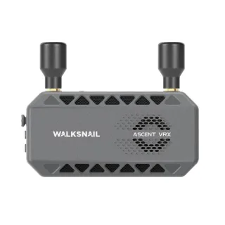 CADDXFPV Walksnail Ascent 5.8GHz FPV VRX Receiver 35ms Low Latency 6KM Range HD Port 256G SD Card Recording Dual RP-SMA