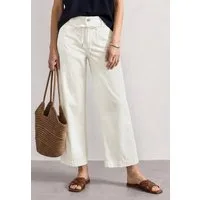 STREET ONE Stoffhose in Washed-Optik