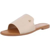Ital-Design Moderne Sandalen für Damen – Eleganz und Komfort Pantolette (89319240) Blockabsatz Pantoletten in Beige