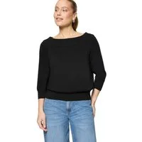 Zero Strickpullover Damen mit Carmenausschnitt (1-tlg) Plain/ ohne Details
