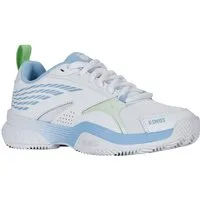 K-Swiss Performance Speedex HB Clay/Sandplatz - weiss/blau/limegrün Damen Tennisschuh