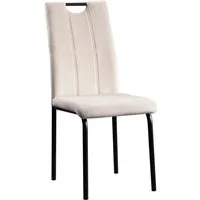 HTI-Living Esszimmerstuhl Stuhl Denton Velvet Creme (Stück, 1 St), Esszimmerstuhl Samt
