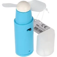 AccuCell Tischventilator Mini-Ventilator mit Deckel, Handventilator, farblich sortiert, inklus