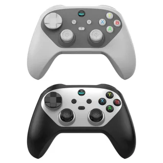 G6S Wireless bluetooth Game Controller with Hall Joysticks and Hall Trigger 6 Axis Gyro 1000Hz Turbo Macro for PC Switch