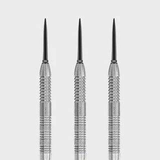Steel Dart Barrel Zylinder Grip3 V4 - Silber / 21g