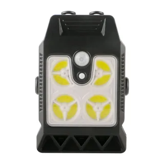 Elfeland Solar Powered Clip Light Multi-Lighting Modes Wide Angle Sensor IP65 Waterproof Solar Charging Wall Lamp for Ou