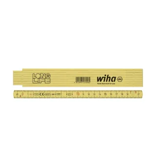 Wiha Gliedermaßstab Longlife 2 m metrisch, 10 Glieder - 27058
