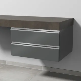 Sanipa Unterschrank 2morrow (L2184) 340x600x520 Anthrazit-Glanz, L218479 L218479