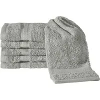 REDBEST Gästehandtuch Gästetuch "Chicago" 6er-Pack, Frottier, Walk-Frottier Uni