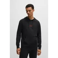 HUGO Kapuzensweatshirt mit Markenlabel