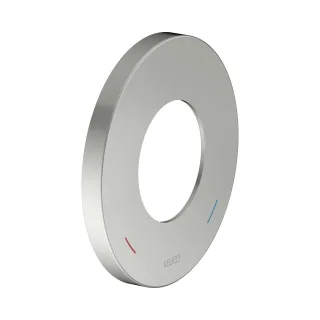 Keuco Wandrosette Einhebelmischer IXMO 59551, rund, 105 mm, Edelstahl-finish, 59551060091 59551060091