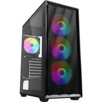 VK4 Rainbow , Tower-Gehäuse schwarz, Tempered Glass