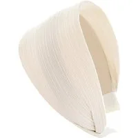 axy Haarreif Breiter Haarreif aus Plissiertem Stoff Wunderschönes Design, Damen Breiter Haarreif Haarband Haarreifen