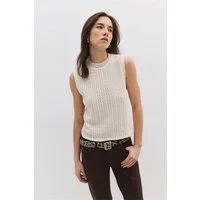No Matter What Blusentop Bluse mit Rundhalsausschnitt und Spitze