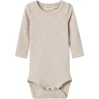 Lil' Atelier Langarmbody NBFGAGO LS SLIM BODY LIL NOOS Baumwollmischung