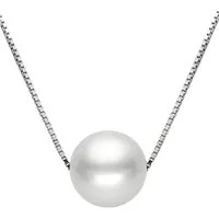 Kim Johanson Kette mit Anhänger 10mm Perle, 925 Silber