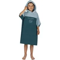 normani Badeponcho Kinder Badeponcho 6-9 Jahre Puwai, Bio-Baumwolle, Kapuze, Schlupf, Badeponcho aus 100 % Bio-Baumwolle