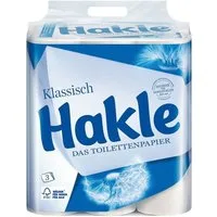 HAKLE Toilettenpapier Vlausch (24-St), 3-lagig, mit Dekor, 150 Blatt/Rolle
