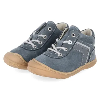 Pepino Schnürschuhe SAMY - Gr. 18 - Blau - Rauleder