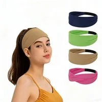 HoyoLee Handels GmbH Haargummi Haarband Set – Weiche Stirnbänder für Sport & Alltag