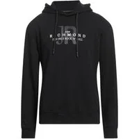 John Richmond Kapuzensweatshirt John Richmond Sweatshirt Herren Kapuze Pullover, Schwarz