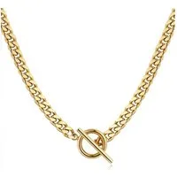 ROUGEMONT Choker Moderne Trend Choker Halskette Damen 45 cm Gold