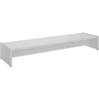 CARO-Möbel Monitorständer ZOOM, (Bildschrimerhöhung 100cm für 2 Monitore, Schreibtischaufsatz weiß)