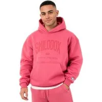 Smilodox Hoodie Oswin, Oversized Pullover Herren, Sweater mit Frontprint und Kapuze Baggy Fit, Weiches Sweatmaterial, ideal für Gym & Freizeit