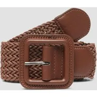 s.Oliver Ledergürtel Taillengürtel Eleganter Gürtel mit Textilband und Dornschließe