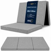 Babymatratze Klappmatratze Faltbare Reisebett Baby Matratze 60x120 cm, Totsy Baby