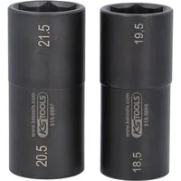 KS Tools Steckschlüssel 1/2″ Spezial-Alu-Felgen-Kraft-Stecknuss-Satz für Ford, 18.5 515.0895