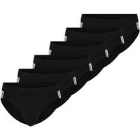 Schiesser Slip 6er Pack - 95/5 Stretch - Organic Cotton (Spar-Set, 6-St) Rio Slip / Unterhose - Baumwolle - ohne Eingriff