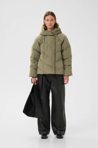 Jacke YazIW Lockere Passform green