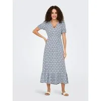 ONLY Maxikleid ONLCHIANTI S/S LONG DRESS WVN NOOS Viskose, regular fit