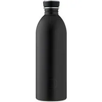 24 Bottles Trinkflasche Urban Bottle Stone Tuxedo Black 1l