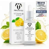 ROXUNITED Gesichtsserum Vitamin C Serum Gesichtsserum [Vergleichssieger 2026] Anti-Aging 30ml