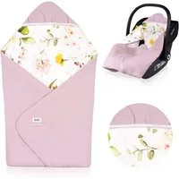 Kinderdecke TRAVEL SWADDLE BLANKET, lionelo, Hypoallergene Materialien/Bambus und Baumwolle/TOG 2,5