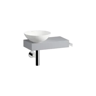 Laufen Pack 555x320x400 H561PN47101111 555x320x400 mm, Ablage rechts, mit einem Hahnloch, ohne Überlauf, Nordic Matt