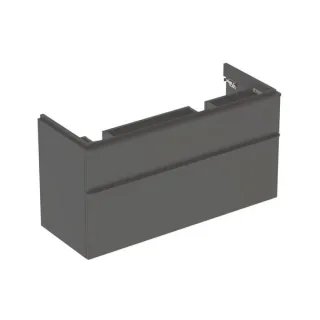 Geberit Smyle Square Unterschrank für Dopppelwaschtisch m. 2 Schubladen, 118,4x61,7x47cm, lava, 5003 500356JK1