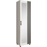 Beautysofa Garderobenschrank mit Tür und Spiegel LIVIA