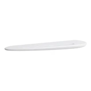 LAUFEN Il Bagno Alessi One Ablage H8709720000001, 630x175x50mm, mit Handtuchschlitz, Saphirkeramik