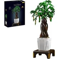 COIL Spielbausteine, Bauklötze, Baukasten, Bonsai-Baum, Glücksbaum Spielbauklötze, (Modell: 10063, 815 St), Botanische Sammlung, Wohndekor, für Kinder ab 8 Jahren