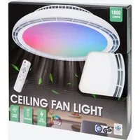 Spectrum Deckenventilator Deckenleuchte Ventilator 45 cm Ceiling Fan Light
