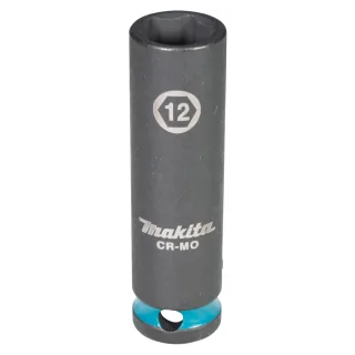 Makita Steckschlüssel 3/8 Zoll - SW12 - lang - Impact Black - E-16293