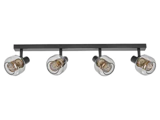 LEDVANCE LED-Deckenleuchte 4058075838079, 4 x E14, 11,2W, 1000lm, 2700K, schwarz