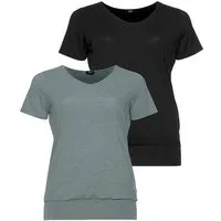 H.I.S T-Shirt (Spar-Set, 2er-Pack) Kurzarm, figurumspielende Passform, aus elastischem Single-Jersey