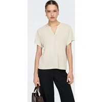 ONLY Kurzarmshirt ONLFREE LIFE S/S SPLIT TOP JRS Materialmix, regular fit