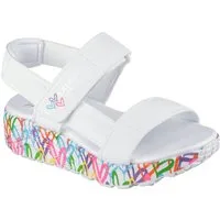 Skechers UNO LITE SANDAL-SUNNY LOVE Sandale Sommerschuh, Klettschuh mit Plateau, Größenschablone zum Download