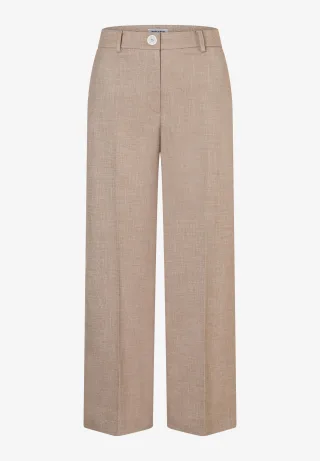 MORE & MORE - Struktur-Culotte braun - Gr. - 46
