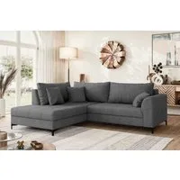 OTTO home Ecksofa LEEVKE Design-Sofa mit Ottomane rechts/links bestellbar, Breite 232 cm, in vielen modernen Farben erhältlich, belastbar bis 480 kg